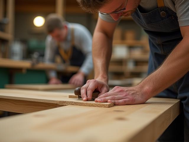 Gulf Craft Furnishings artisans meticulously working in the company workshop